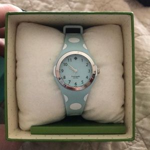Kate Spade Watch PolkaDots Blue & White